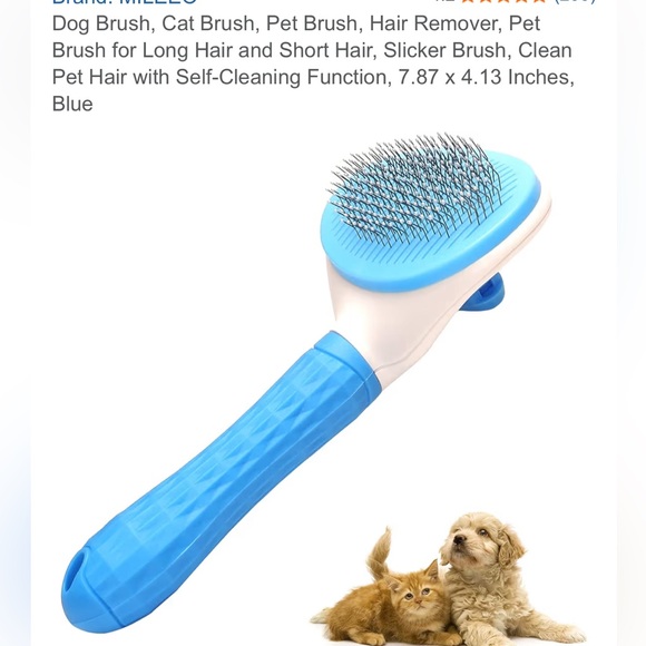Animal grooming kit - shedding brush and nail clipper - Picture 5 of 11